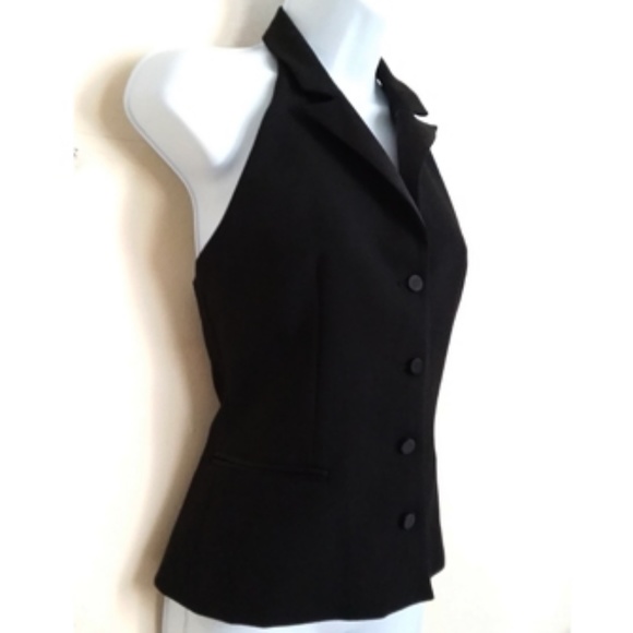 ZARA BASIC BLACK SLEEVELESS VEST SIZE S - Picture 3 of 4